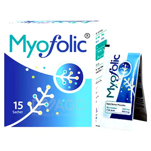 Myofolic Sachets 2000mg/400mcg